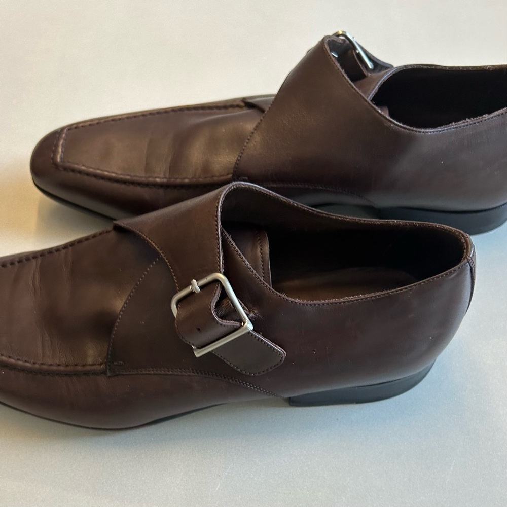 Men’s F&D Forward brown leather classic shoe , Size 44 UK , 10.5-11 U.S.